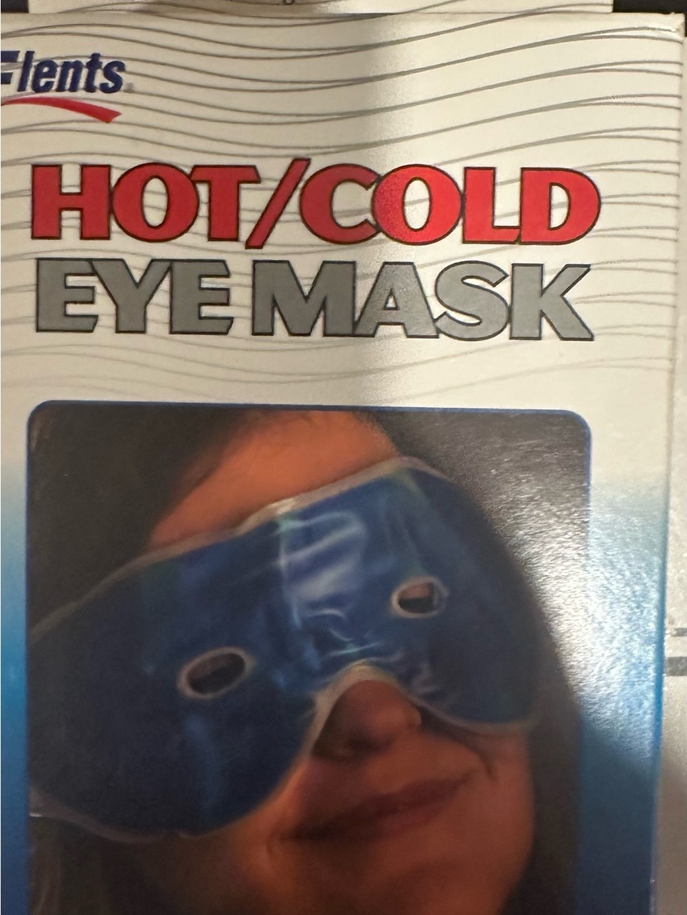 Blue Hot/Cold Eye Mask for Soothing Relief